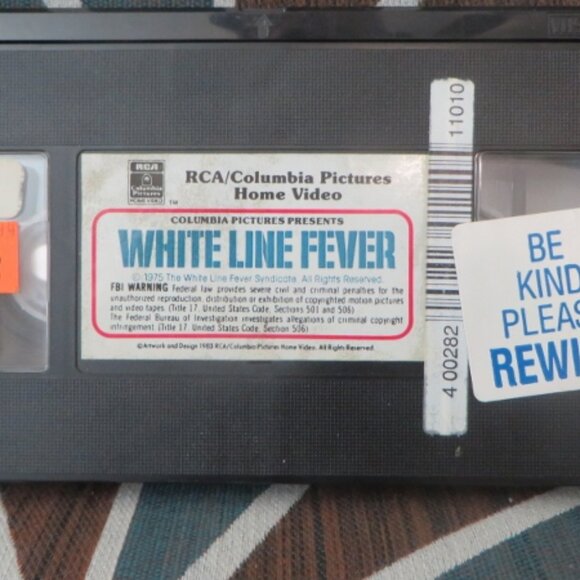 WHITE LINE FEVER - 1975 - VHS (1983 Release) - Picture 6 of 7